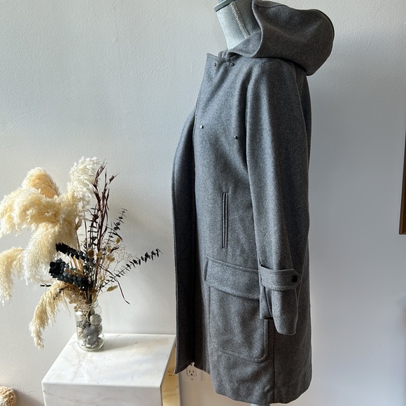 A.L.C. Wool Coat with Hood - Picture 6 of 9